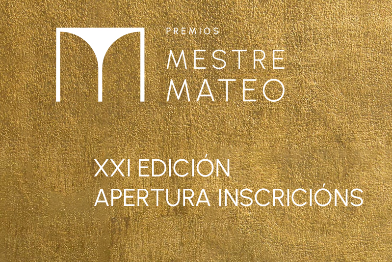 Ábrese o prazo de inscrición para a XXI edición dos Premios Mestre Mateo